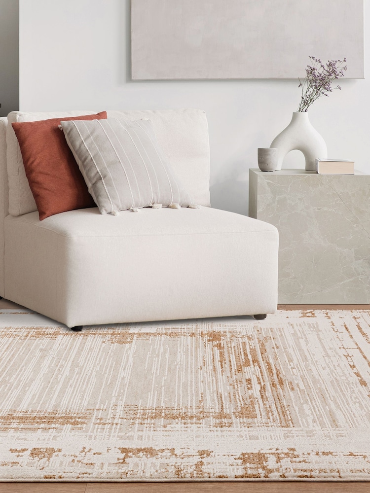 Asiatic Rugs Beige Anders Outline Rug - Image 1 of 6