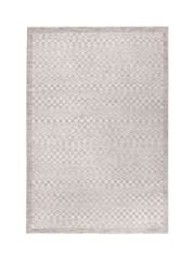 Grey Laurent Check Rug - Image 2 of 6