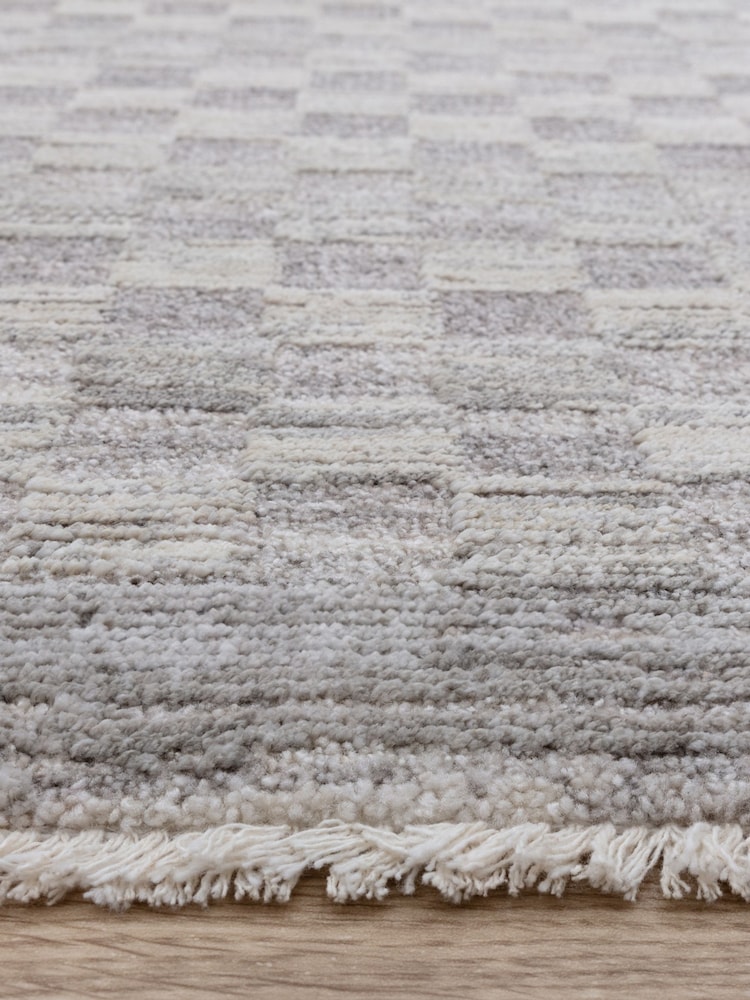 Asiatic Rugs Grey Laurent Check Rug - Image 7 of 7