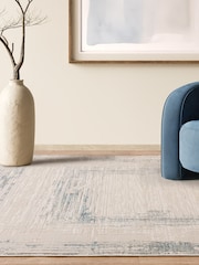 Asiatic Rugs Blue Anders Outline Rug - Image 1 of 6