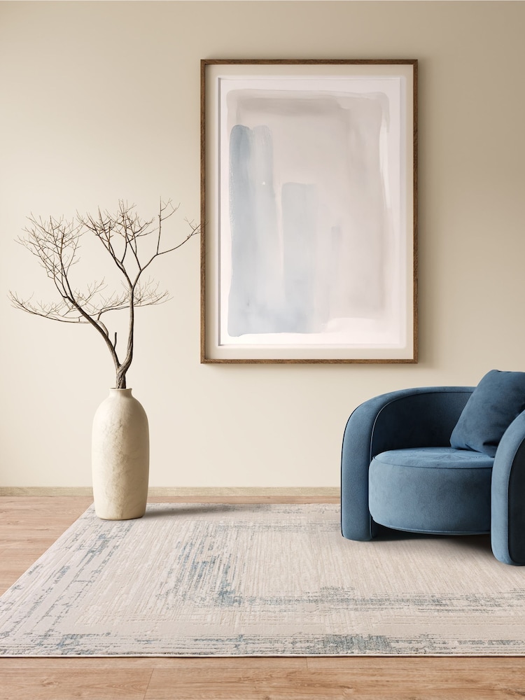 Asiatic Rugs Blue Anders Outline Rug - Image 1 of 6 Asiatic Rugs Blue Anders Outline Rug - Image 1 of 6