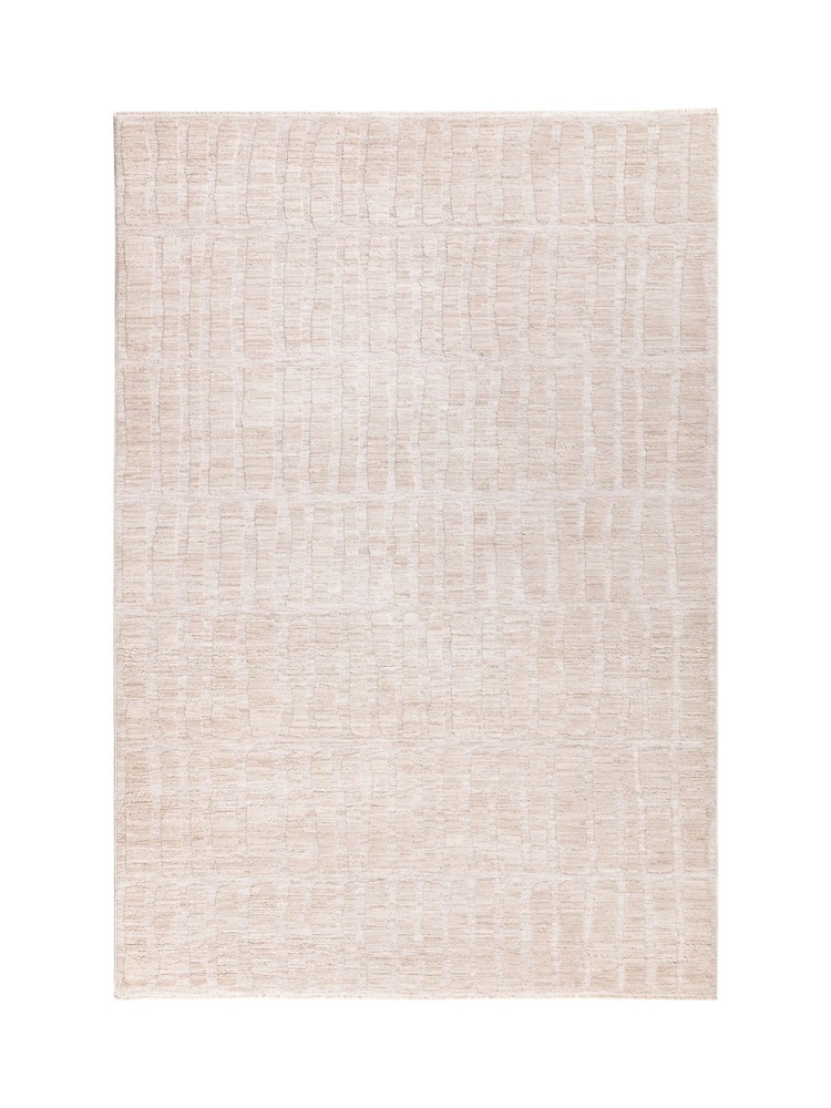 Asiatic Rugs Cream Laurent Grid Rug - Image 2 of 6