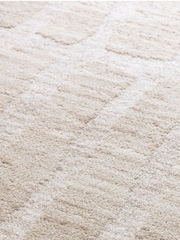 Asiatic Rugs Cream Laurent Grid Rug - Image 4 of 6