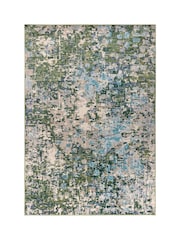 Green Colores Cloud Abstract Rug - Image 2 of 7