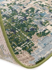 Green Colores Cloud Abstract Rug - Image 5 of 7