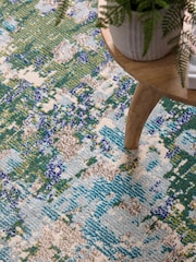 Green Colores Cloud Abstract Rug - Image 7 of 7