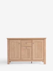 Natural Malvern Oak Effect Large Slim Sideboard - Image 7 of 11