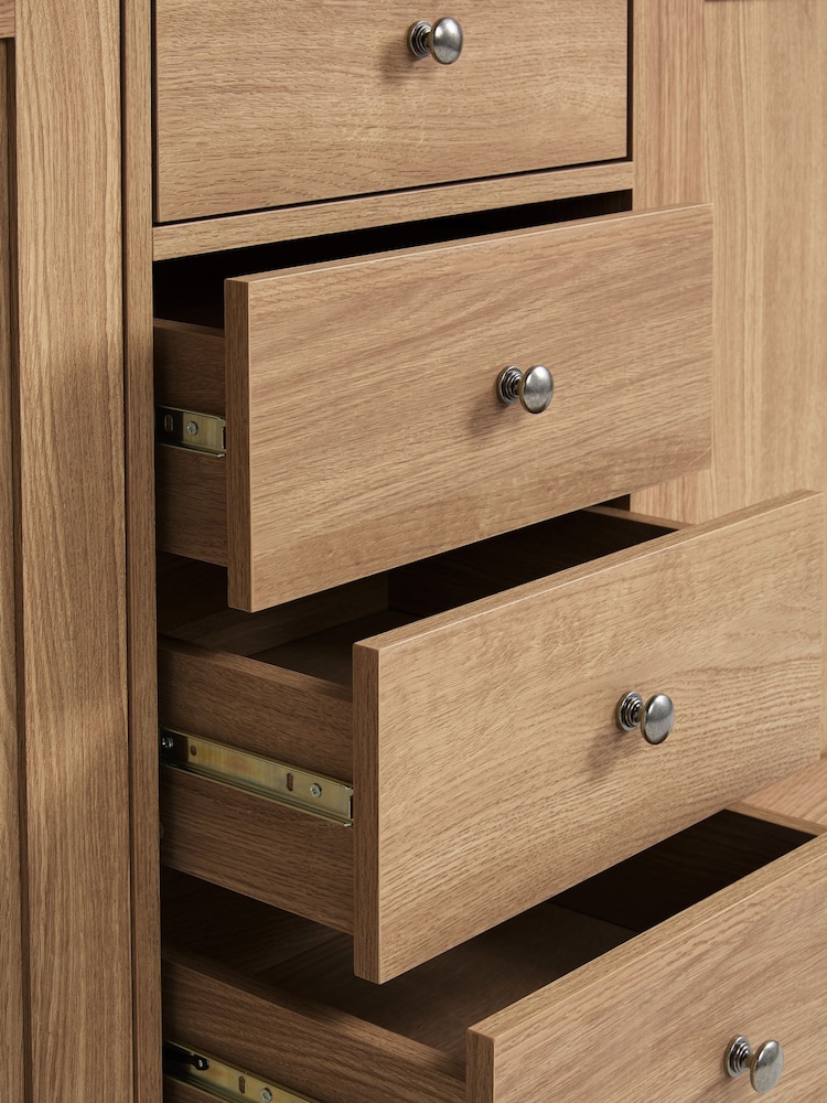 Natural Malvern Oak Effect Extra Large Sideboard - Image 11 of 11 Natural Malvern Oak Effect Extra Large Sideboard - Image 11 of 11