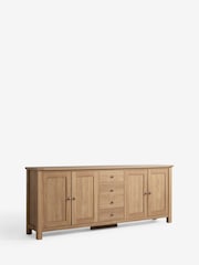 Natural Malvern Oak Effect Extra Large Sideboard - Image 8 of 10