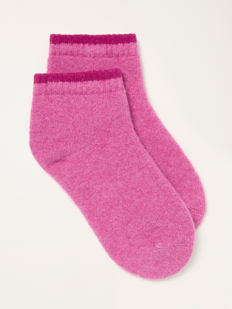 FatFace Pink Thermal Lounge Socks - Image 1 of 2
