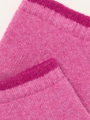 FatFace Pink Thermal Lounge Socks - Image 2 of 2