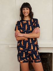 Chelsea Peers Meerkat Print Short Pyjamas Set - Imagen 3 de 5