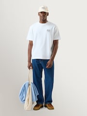 Percival White Ex Libris Oversized T-Shirt - Image 2 of 7