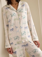 Chelsea Peers Racing Animal Print Short Pyjamas Set - Imagen 5 de 5