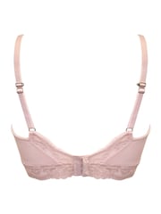 Pour Moi Pink Love To Lounge Lace and Modal Rib Non Wired Bra - Image 4 of 4