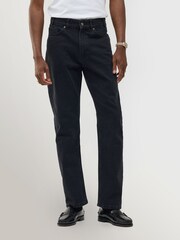 Percival Black Straight Leg Denim Jeans - Image 1 of 7
