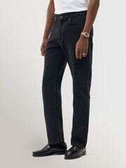 Percival Black Straight Leg Denim Jeans - Image 2 of 7