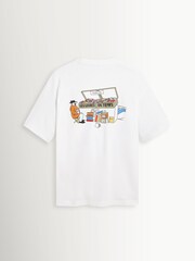 Percival White Du Temps Oversized T-Shirt - Image 7 of 7