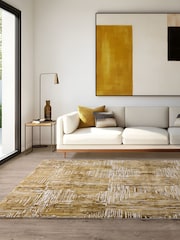 Gold Kuza Portrait Lustre Rug - Image 1 of 6