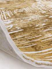 Gold Kuza Portrait Lustre Rug - Image 3 of 6