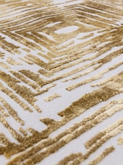 Gold Kuza Portrait Lustre Rug - Image 4 of 6