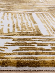 Gold Kuza Portrait Lustre Rug - Image 5 of 6