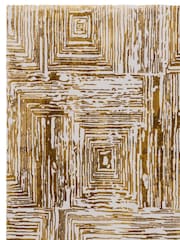 Gold Kuza Portrait Lustre Rug - Image 6 of 6