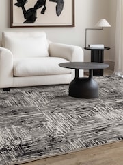 Asiatic Rugs Grey Kuza Portrait Lustre Rug - Image 1 of 6