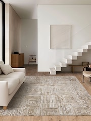 Beige Kuza Portrait Lustre Rug - Image 1 of 6