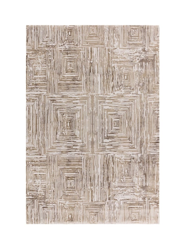 Beige Kuza Portrait Lustre Rug - Image 2 of 6