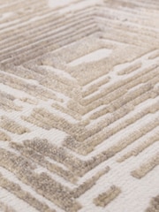 Beige Kuza Portrait Lustre Rug - Image 4 of 6