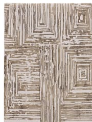 Beige Kuza Portrait Lustre Rug - Image 6 of 6