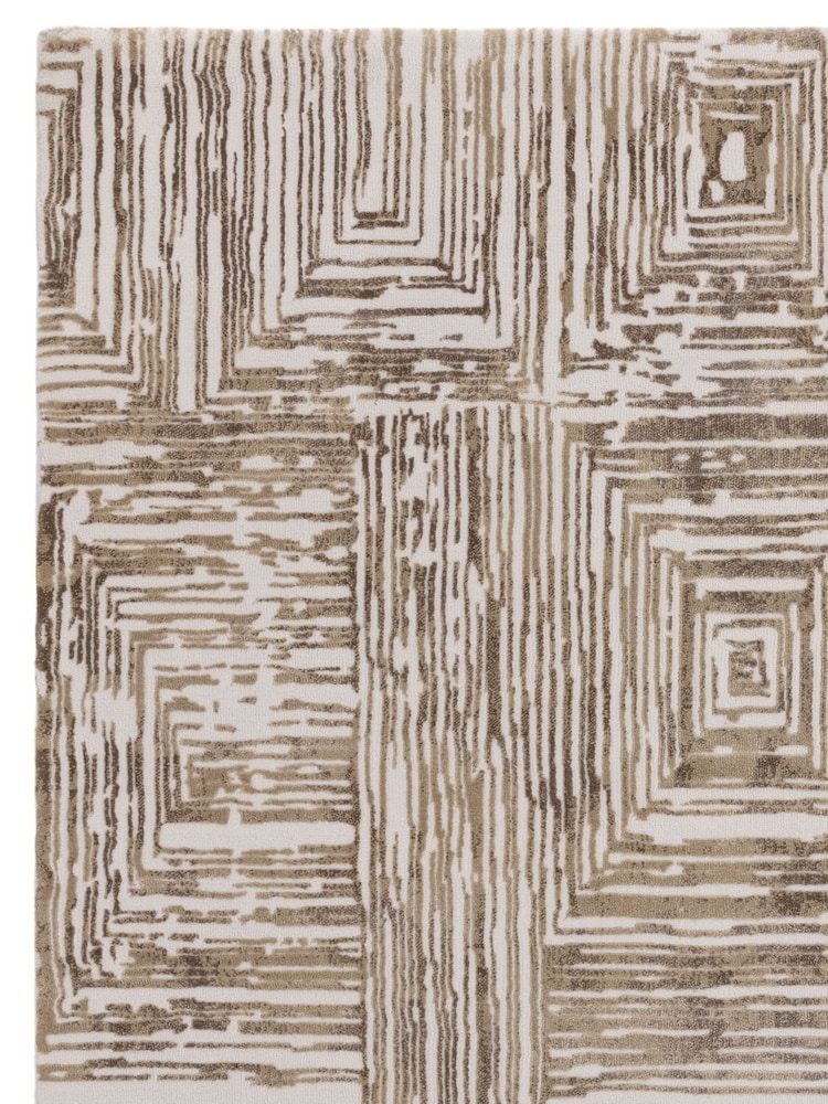 Beige Kuza Portrait Lustre Rug - Image 6 of 6