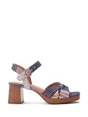 Moda in Pelle Grechian Cross-Over Comfort Platform Sandals - Image 1 of 4