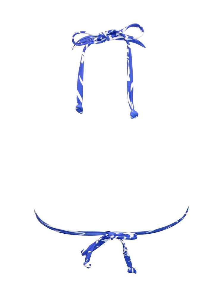 Pour Moi Blue Triangle Laguna Beach Reversible Bikini Top - Image 4 of 4