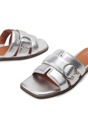 Moda in Pelle Liatris Woven Square Toe Leather Sandal - Image 5 of 5