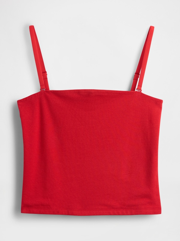 Gap Red CloseKnit Cropped Tube Top - Image 4 of 4