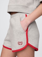 Gap Grey VintageSoft Logo Dolphin Sweat Shorts - Image 5 of 5