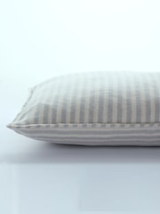 Laura Ashley Slate Blue Cornish Chenille Stripe Cushion - Image 3 of 5