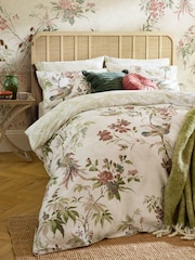 Laura Ashley MultiSage Attleton 220 Thread Count Duvet Cover and Pillowcase set - Image 1 of 9