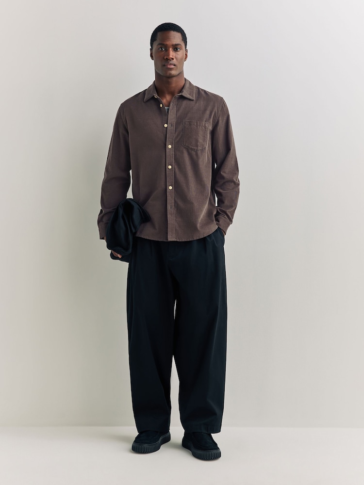 Folk Black Direction Babycord Shirt - Image 2 of 7
