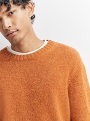 Folk Orange Chain Crew Jumper - Image 5 of 5