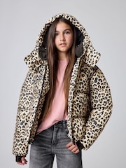 smALLSAINTS Leopard Underground Padded Coat - Image 1 of 18