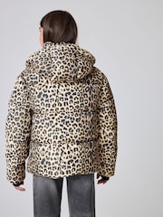 smALLSAINTS Leopard Underground Padded Coat - Image 2 of 18