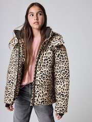 smALLSAINTS Leopard Underground Padded Coat - Image 4 of 18
