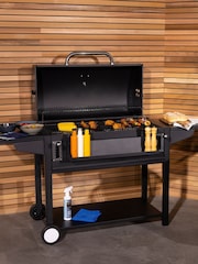 Charles Bentley Black Deluxe Charcoal BBQ Gril - Image 1 of 6