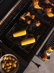 Charles Bentley Black Deluxe Charcoal BBQ Gril - Image 5 of 6