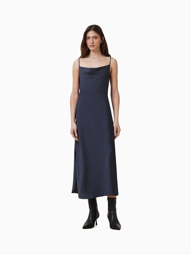 AllSaints Blue Hadley Dress - Image 1 of 6