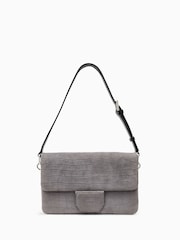 AllSaints Grey Ondine Shoulder Bag - Image 1 of 6