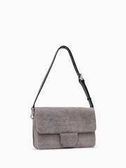 AllSaints Grey Ondine Shoulder Bag - Image 2 of 6